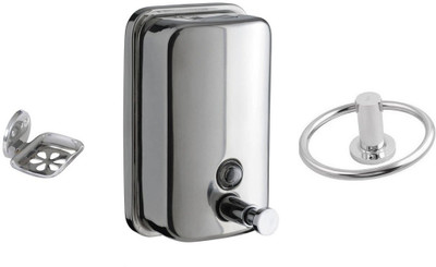 

DEVICE IN LION GLOSSY Steel, Plastic Bathroom Set