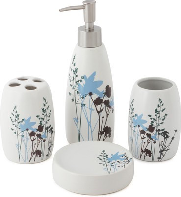 

Chrome Combo Ceramic Bathroom Set(Pack of 4)