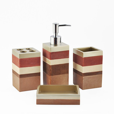 

Shresmo Polyresin Bathroom Set(Pack of 4)