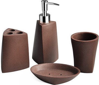 

Shresmo Polyresin Bathroom Set(Pack of 4)