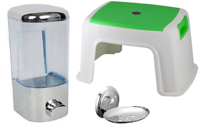 

FLICKER GLOSSY Plastic Bathroom Set