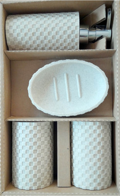 

Freelance Stoneware Bathroom Set(Pack of 4)
