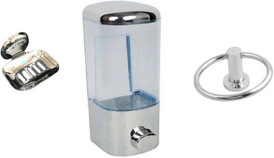 

FLICKER GLOSSY Steel, Plastic Bathroom Set