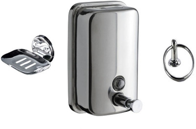 

DEVICE IN LION GLOSSY Steel, Plastic Bathroom Set