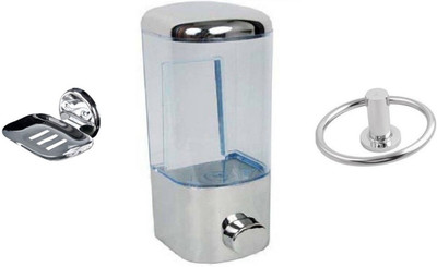 

FLICKER GLOSSY Steel, Plastic Bathroom Set