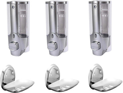 

DEVICE IN LION GLOSSY Steel, Plastic Bathroom Set