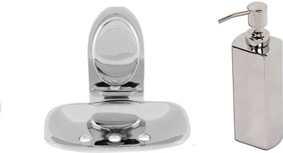 

DEVICE IN LION GLOSSY Steel Bathroom Set