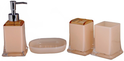 

White Gold EVA EVERGREEN ASSETS Plastic Bathroom Set(Pack of 4)