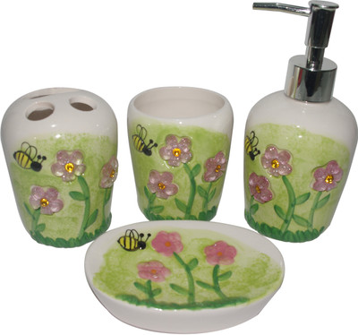 

TrendyFurnish Ceramic Bathroom Set(Pack of 4)