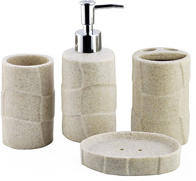 

Shresmo Polyresin Bathroom Set(Pack of 4)