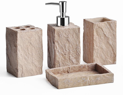 Shresmo Polyresin Bathroom Set(Pack of 4)