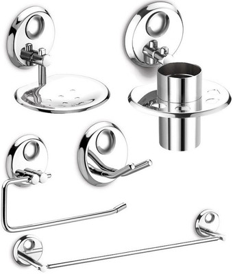 

dazzle Ruby Stainless Steel Bathroom Set(Pack of 5)
