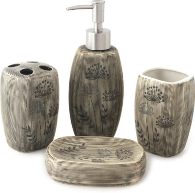 

Chrome Combo Ceramic Bathroom Set(Pack of 4)