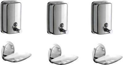 

DEVICE IN LION GLOSSY Steel Bathroom Set
