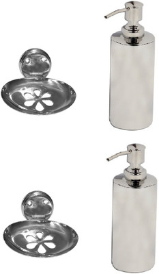 

DEVICE IN LION GLOSSY Stainless Steel Bathroom Set