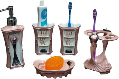 

TrendyFurnish Porcelain Bathroom Set(Pack of 5)