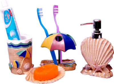 

TrendyFurnish Porcelain Bathroom Set(Pack of 4)