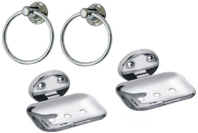 

Jolly'S Steel Bathroom Set(Pack of 4)