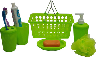 

TrendyFurnish Plastic Bathroom Set(Pack of 5)