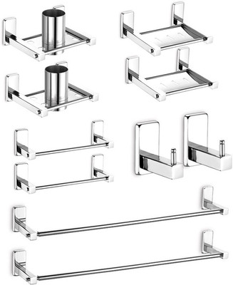 

Dazzle Emerald Stainless Steel Bathroom Set(Pack of 10)