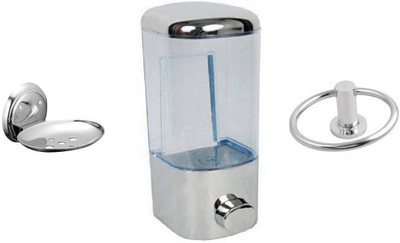 

FLICKER GLOSSY Steel, Plastic Bathroom Set