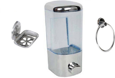 

DEVICE IN LION GLOSSY Steel, Plastic Bathroom Set