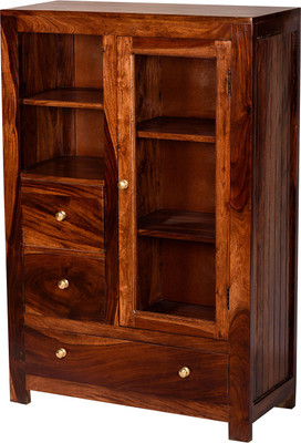 

Induscraft Solid Wood Display Unit(Finish Color - Brown)