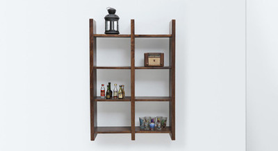 

Urban Ladder Tic-Tac Solid Wood Display Unit(Finish Color - Walnut)
