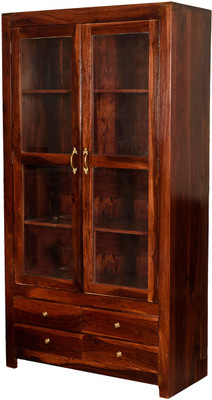 

Induscraft Solid Wood Display Unit(Finish Color - Chocolate Brown)