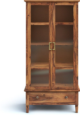 

Urban Ladder Malabar Solid Wood Display Unit(Finish Color - Teak)