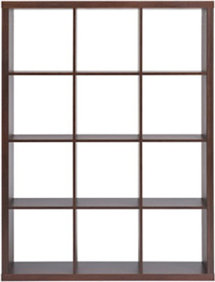 

Urban Ladder Boeberg 4 x 3 Engineered Wood Display Unit(Finish Color - Dark Walnut)