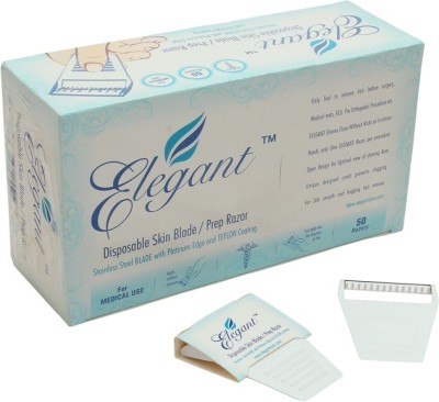 

Elegant Razor Prep Skin Blade Disposable Razor(Pack of 50)