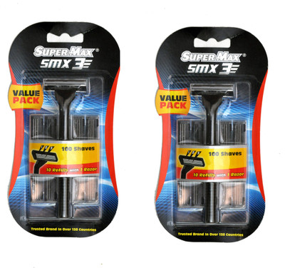 

Super Max SMX3 Disposable Razor(Pack of 2)