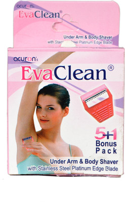 Acuron Eva Clean (Underarm And Body shaver For Women) Disposable Razor(Pack of 6) available at flipkart for Rs.160