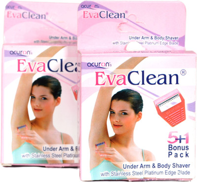 

Acuron Evaclean Underarm And Body Shaver Disposable Razor(Pack of 12)
