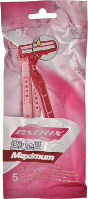 

Patrix Blue 2 Maximum Disposable Razor(Pack of 5)
