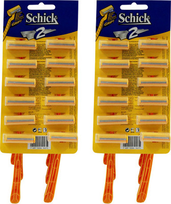 

Schick New Grip 2 Disposable Razor(Pack of 24)