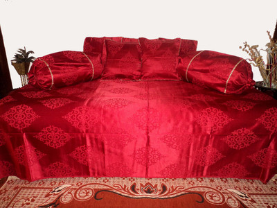 Design Willa Silk Floral Diwan Set