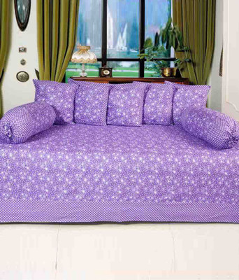 

Decor World Cotton Floral Diwan Set