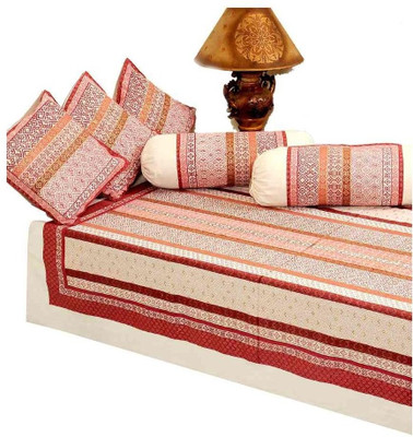 62% OFF on Heritage Fabs Cotton Abstract Diwan Set(Diwan Set) 62% OFF on Heritage Fabs Cotton Abstract Diwan Set(Diwan Set)