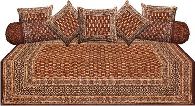 

Metro Living Cotton Floral Diwan Set, Multicolor