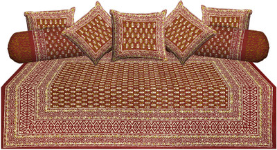 

Metro Living Cotton Floral Diwan Set, Multicolor