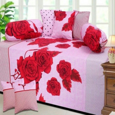 

Lookandlike Cotton Floral Diwan Set