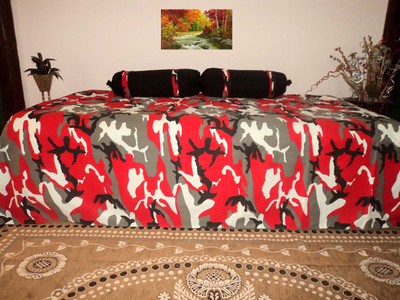 

Amita Home Furnishing Cotton Geometric Diwan Set
