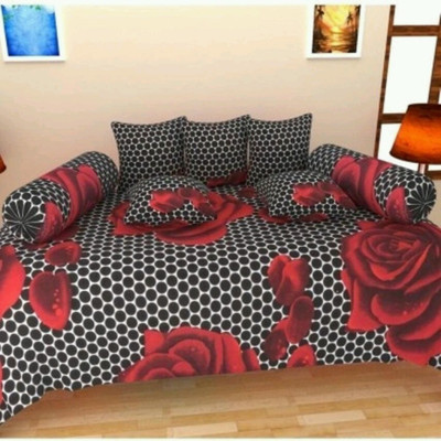 

Lookandlike Cotton Floral Diwan Set