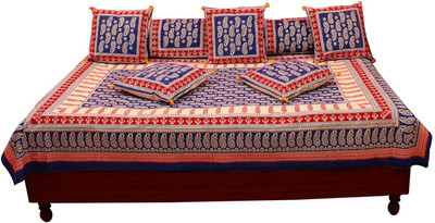 

Gurukripa Shopee Cotton Floral Diwan Set