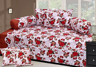 

Aroma Comfort Polycotton Floral Diwan Set