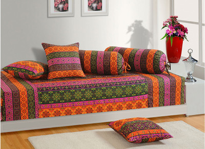 30% OFF on SWAYAM Cotton Diwan Set(3 Cushion Covers, 2 Bolster Covers, 1 Diwan Sheet) 30% OFF on SWAYAM Cotton Diwan Set(3 Cushion Covers, 2 Bolster Covers, 1 Diwan Sheet)