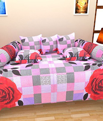 

Bansal Yarn Cotton Floral Diwan Set