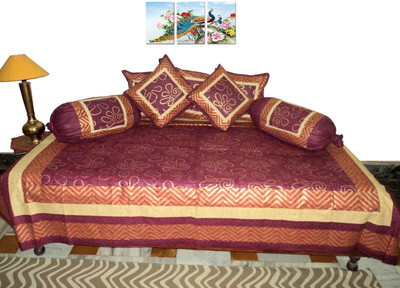

Amita Home Furnishing Cotton Floral Diwan Set